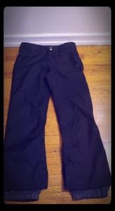 DC black snowboard ski pants